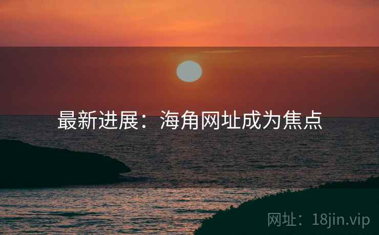 最新进展：海角网址成为焦点