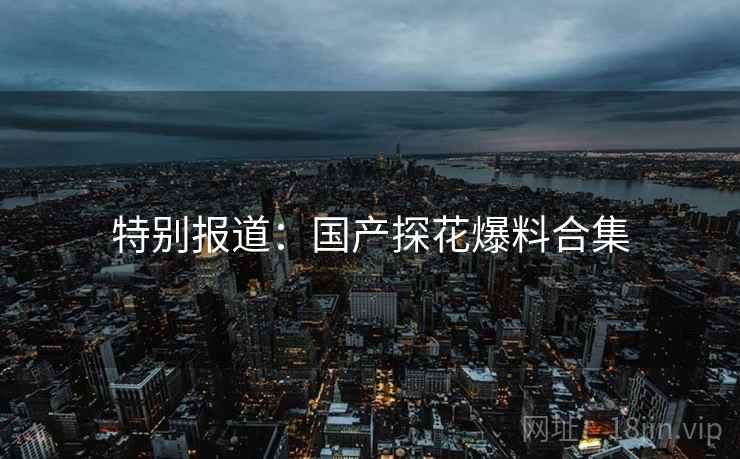 特别报道：国产探花爆料合集