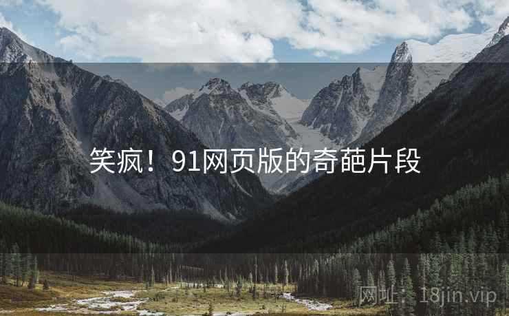 笑疯！91网页版的奇葩片段