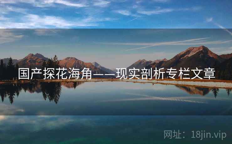 国产探花海角——现实剖析专栏文章