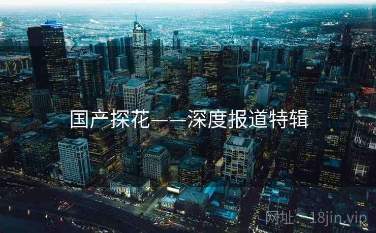 国产探花——深度报道特辑