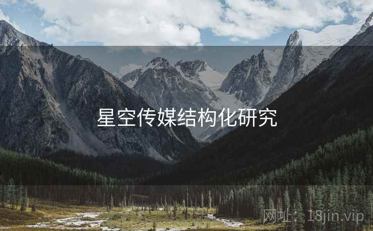 星空传媒结构化研究
