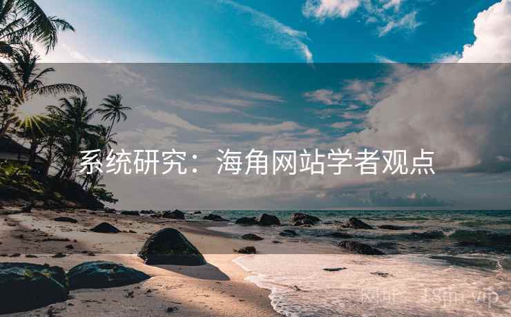 系统研究:海角网站学者观点