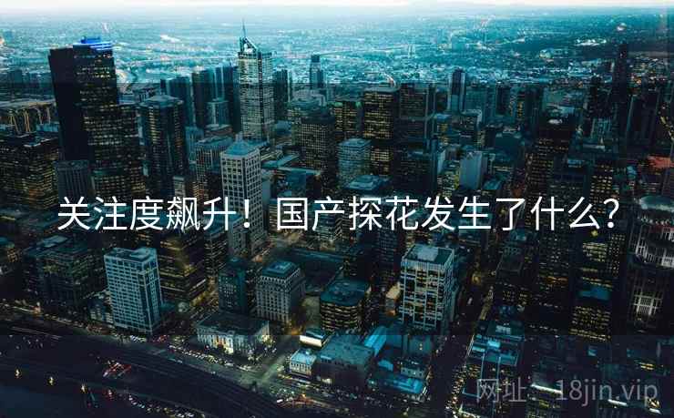 关注度飙升!国产探花发生了什么?