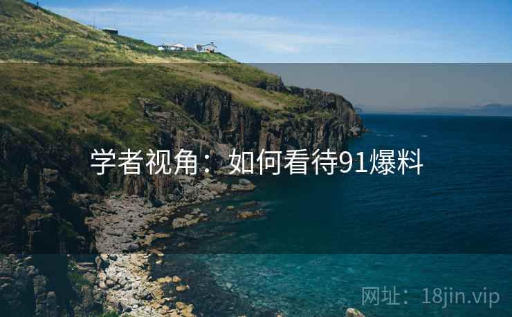 学者视角：如何看待91爆料